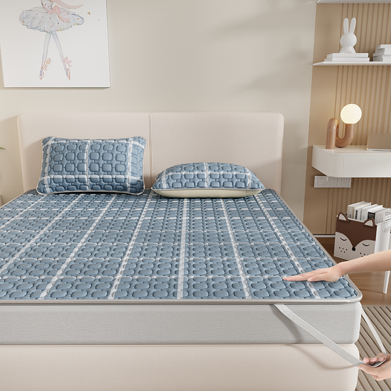 New Plaid Natural Latex Fillin - Silk Pillowcase Set review and price