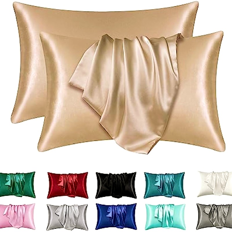 2pcs Satin Silk Pillowcase for - Silk Pillowcase Set review and price